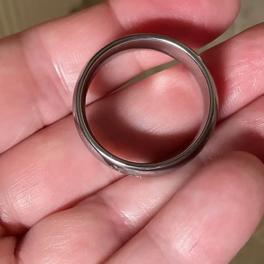 Stainless Steel men bang ring New without tag Size US 12